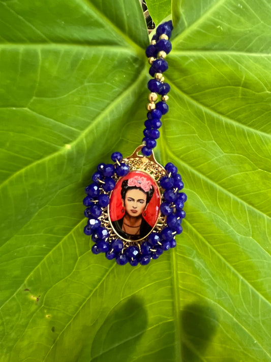 Frida Kahlo pendant necklace
