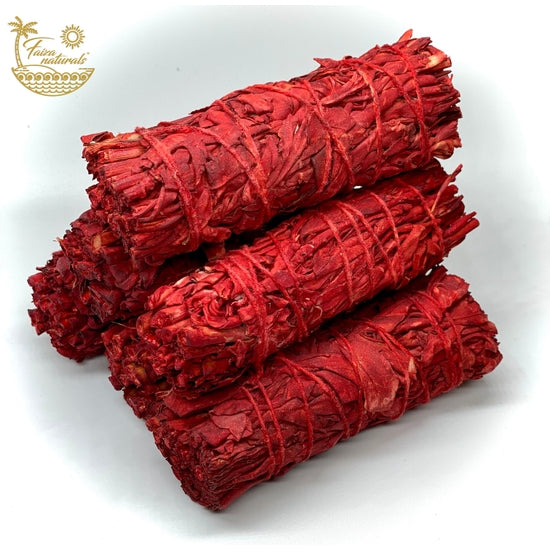 4 inch bundle of Dragons Blood Sage/ three pack